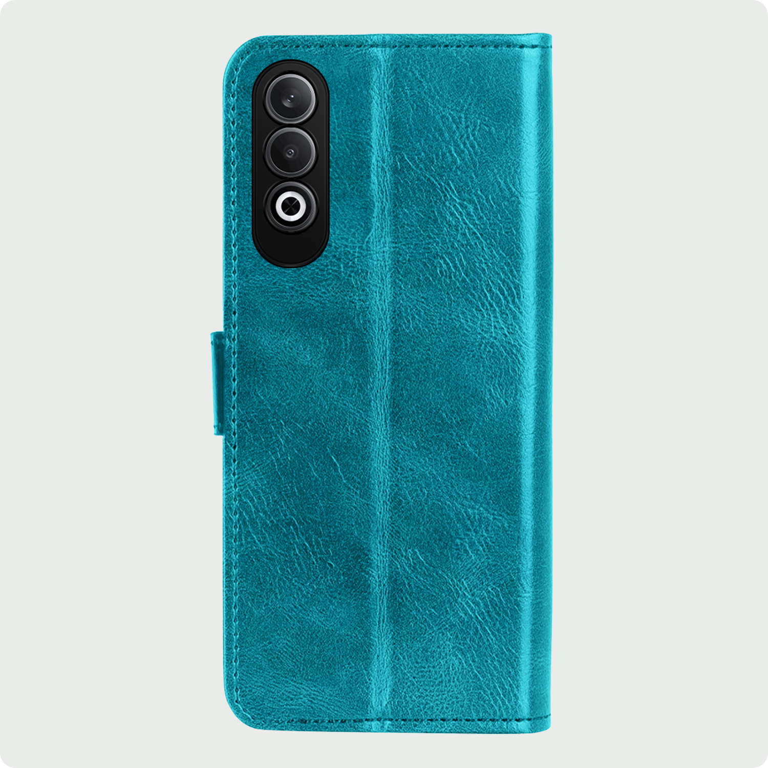 BASEY. Hoesje Geschikt voor OnePlus Nord CE4 Hoesje Book Case Hoes Portemonnee Cover Walletcase Met Screenprotector - Hoes Geschikt voor OnePlus Nord CE4 Hoes Bookcase Hoesje - Turquoise