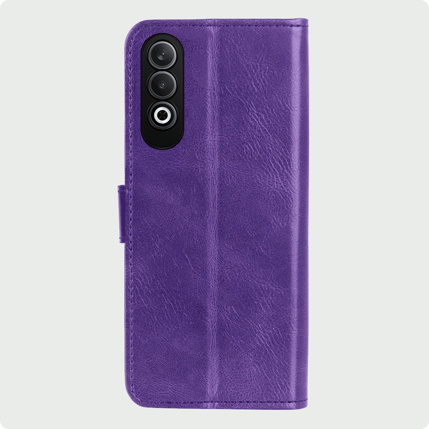 BASEY. Hoesje Geschikt voor OnePlus Nord CE4 Hoesje Book Case Hoes Portemonnee Cover Walletcase Met Screenprotector - Hoes Geschikt voor OnePlus Nord CE4 Hoes Bookcase Hoesje - Paars
