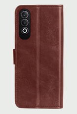 BASEY. Hoesje Geschikt voor OnePlus Nord CE4 Hoesje Book Case Hoes Portemonnee Cover Walletcase Met Screenprotector - Hoes Geschikt voor OnePlus Nord CE4 Hoes Bookcase Hoesje - Bruin