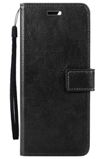 BASEY. Hoesje Geschikt voor OnePlus Nord CE4 Hoesje Book Case Hoes Portemonnee Cover Walletcase - Hoes Geschikt voor OnePlus Nord CE4 Hoes Bookcase Hoesje - Zwart
