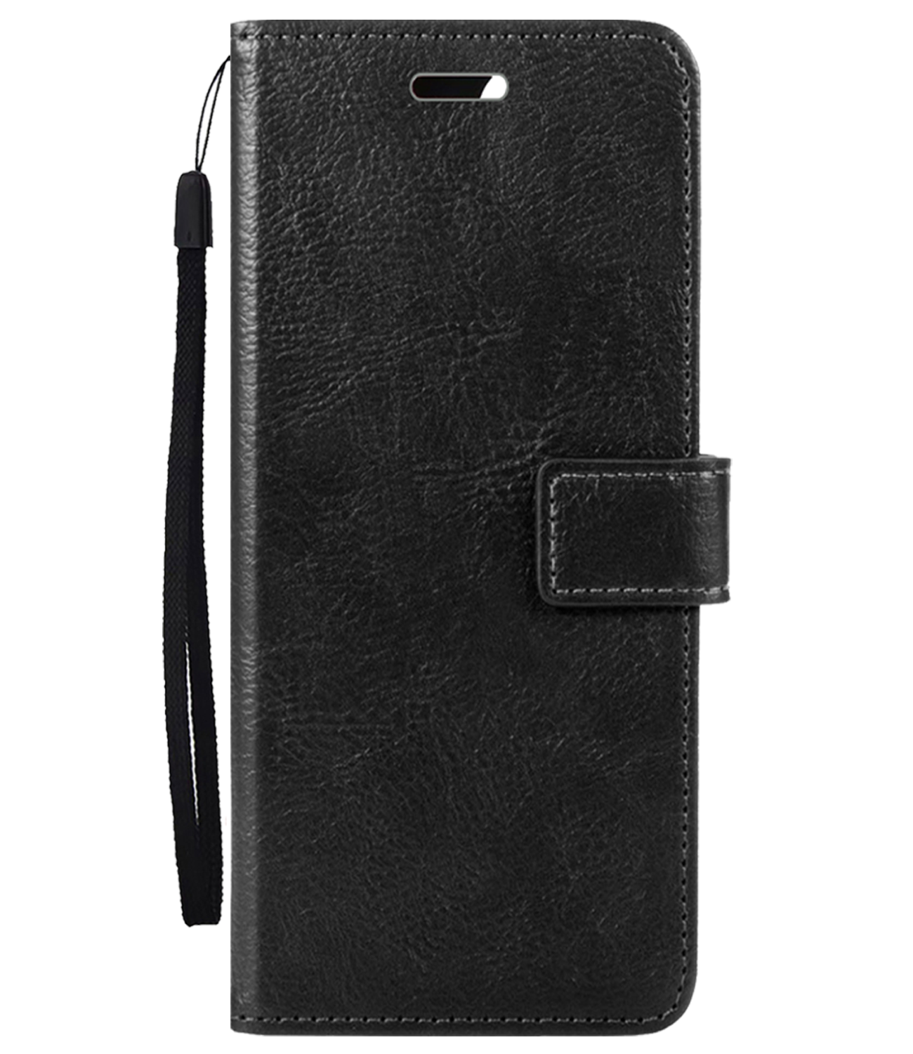 BASEY. Hoesje Geschikt voor OnePlus Nord CE4 Hoesje Book Case Hoes Portemonnee Cover Walletcase - Hoes Geschikt voor OnePlus Nord CE4 Hoes Bookcase Hoesje - Zwart