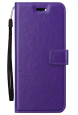 BASEY. Hoesje Geschikt voor OnePlus Nord CE4 Hoesje Book Case Hoes Portemonnee Cover Walletcase - Hoes Geschikt voor OnePlus Nord CE4 Hoes Bookcase Hoesje - Paars