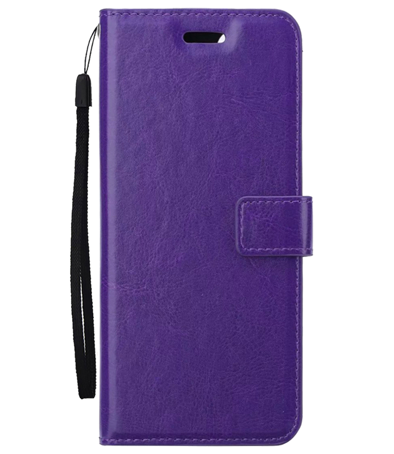 BASEY. Hoesje Geschikt voor OnePlus Nord CE4 Hoesje Book Case Hoes Portemonnee Cover Walletcase - Hoes Geschikt voor OnePlus Nord CE4 Hoes Bookcase Hoesje - Paars