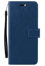BASEY. Hoesje Geschikt voor OnePlus Nord CE4 Hoesje Book Case Hoes Portemonnee Cover Walletcase - Hoes Geschikt voor OnePlus Nord CE4 Hoes Bookcase Hoesje - Donkerblauw