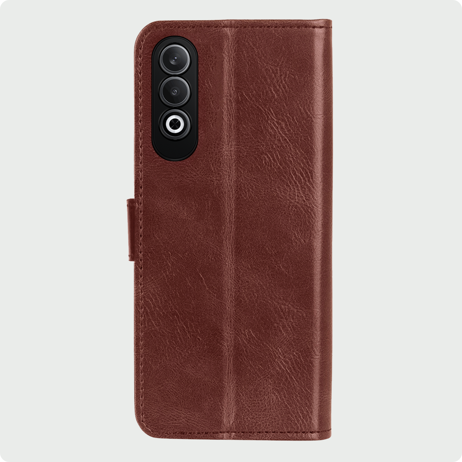 BASEY. Hoesje Geschikt voor OnePlus Nord CE4 Hoesje Book Case Hoes Portemonnee Cover Walletcase - Hoes Geschikt voor OnePlus Nord CE4 Hoes Bookcase Hoesje - Bruin
