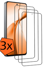 Nomfy Screenprotector Geschikt voor OnePlus Nord CE4 Screenprotector Glas Gehard Tempered Glass Full Cover - Screenprotector Geschikt voor OnePlus Nord CE4 Screen Protector Screen Cover - 3 PACK