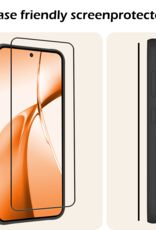 Nomfy Screenprotector Geschikt voor OnePlus Nord CE4 Screenprotector Glas Gehard Tempered Glass Full Cover - Screenprotector Geschikt voor OnePlus Nord CE4 Screen Protector Screen Cover - 3 PACK