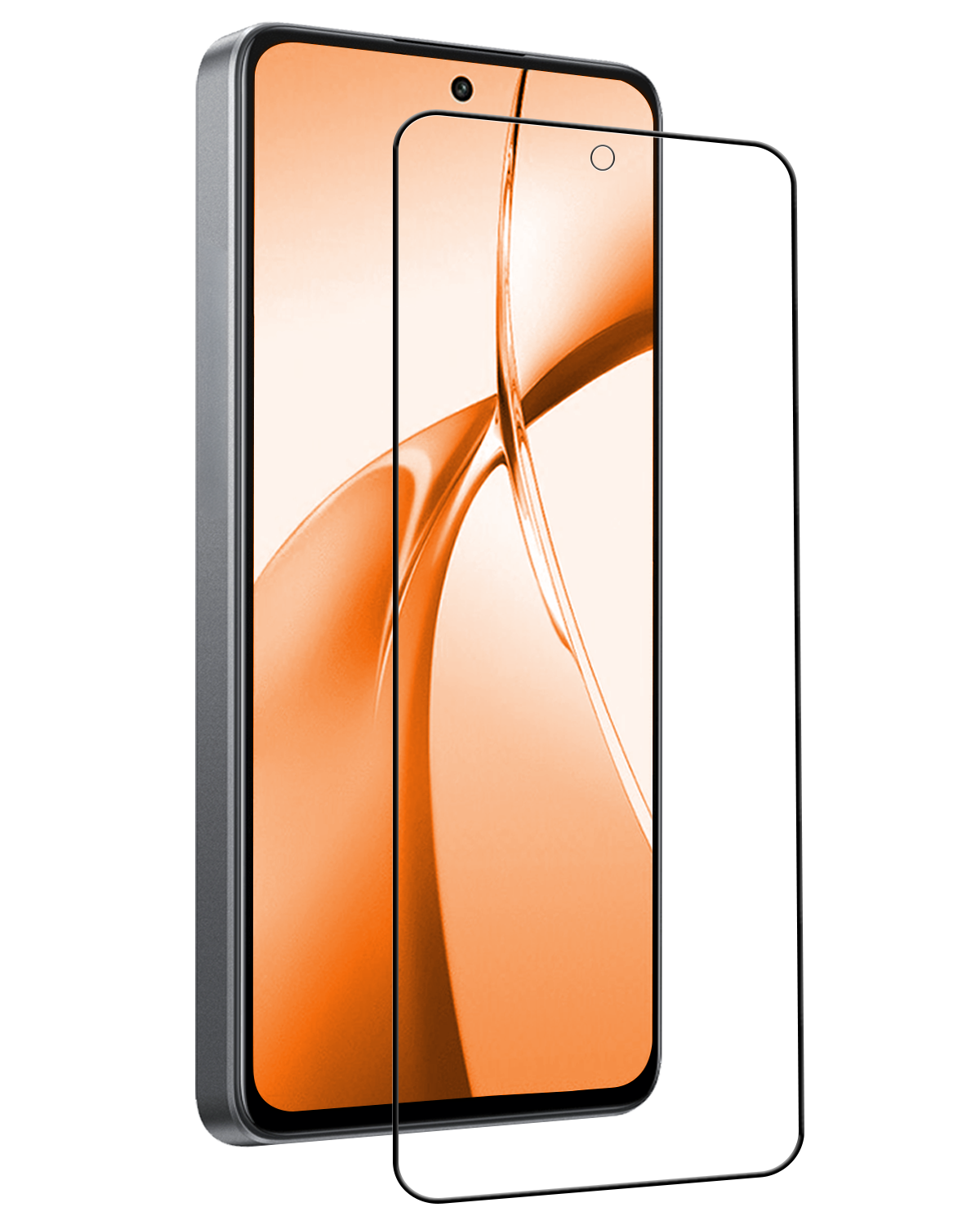Nomfy Screenprotector Geschikt voor OnePlus Nord CE4 Screenprotector Glas Gehard Tempered Glass Full Cover - Screenprotector Geschikt voor OnePlus Nord CE4 Screen Protector Screen Cover