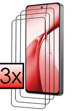 NoXx Screenprotector Geschikt voor OnePlus Nord CE4 Screenprotector Glas Gehard Tempered Glass Full Cover - Screenprotector Geschikt voor OnePlus Nord CE4 Screen Protector Screen Cover - 3 PACK