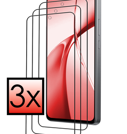 NoXx NoXx OnePlus Nord CE4 Screenprotector Glas  Full Cover - 3 PACK