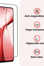 NoXx Screenprotector Geschikt voor OnePlus Nord CE4 Screenprotector Glas Gehard Tempered Glass Full Cover - Screenprotector Geschikt voor OnePlus Nord CE4 Screen Protector Screen Cover - 3 PACK