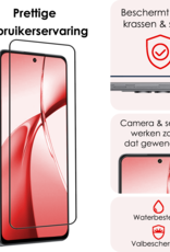 NoXx Screenprotector Geschikt voor OnePlus Nord CE4 Screenprotector Glas Gehard Tempered Glass Full Cover - Screenprotector Geschikt voor OnePlus Nord CE4 Screen Protector Screen Cover