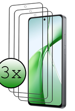 BASEY. Screenprotector Geschikt voor OnePlus Nord CE4 Screenprotector Glas Gehard Tempered Glass Full Cover - Screenprotector Geschikt voor OnePlus Nord CE4 Screen Protector Screen Cover - 3 PACK