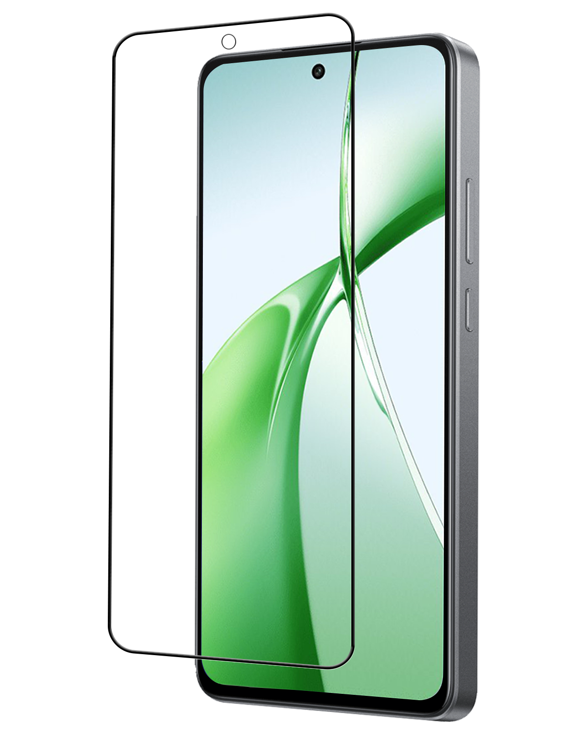 BASEY. Screenprotector Geschikt voor OnePlus Nord CE4 Screenprotector Glas Gehard Tempered Glass Full Cover - Screenprotector Geschikt voor OnePlus Nord CE4 Screen Protector Screen Cover
