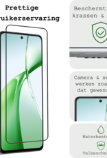 BASEY. Screenprotector Geschikt voor OnePlus Nord CE4 Screenprotector Glas Gehard Tempered Glass Full Cover - Screenprotector Geschikt voor OnePlus Nord CE4 Screen Protector Screen Cover