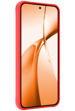 Nomfy Hoesje Geschikt voor OnePlus Nord CE4 Hoesje Siliconen Case Hoes Met 2x Screenprotector - Hoes Geschikt voor OnePlus Nord CE4 Hoes Cover Case - Rood