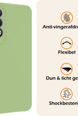 Nomfy Hoesje Geschikt voor OnePlus Nord CE4 Hoesje Siliconen Case Hoes Met 2x Screenprotector - Hoes Geschikt voor OnePlus Nord CE4 Hoes Cover Case - Groen
