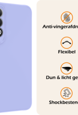 Nomfy Hoesje Geschikt voor OnePlus Nord CE4 Hoesje Siliconen Case Hoes Met Screenprotector - Hoes Geschikt voor OnePlus Nord CE4 Hoes Cover Case - Lichtblauw