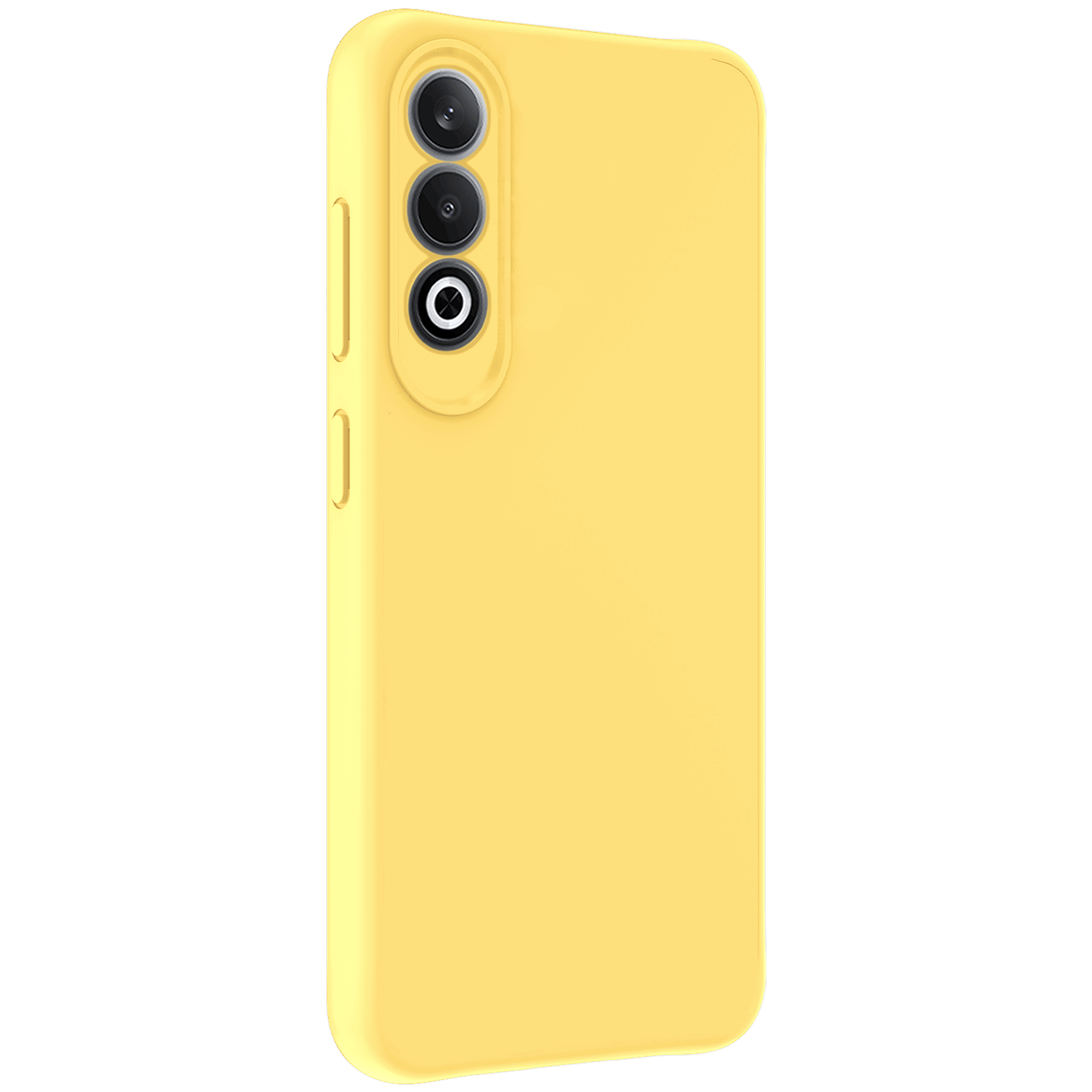 Nomfy Hoesje Geschikt voor OnePlus Nord CE4 Hoesje Siliconen Case Hoes Met Screenprotector - Hoes Geschikt voor OnePlus Nord CE4 Hoes Cover Case - Geel