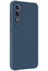 Nomfy Hoesje Geschikt voor OnePlus Nord CE4 Hoesje Siliconen Case Hoes Met Screenprotector - Hoes Geschikt voor OnePlus Nord CE4 Hoes Cover Case - Donkerblauw