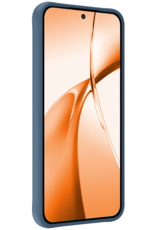 Nomfy Hoesje Geschikt voor OnePlus Nord CE4 Hoesje Siliconen Case Hoes Met Screenprotector - Hoes Geschikt voor OnePlus Nord CE4 Hoes Cover Case - Donkerblauw