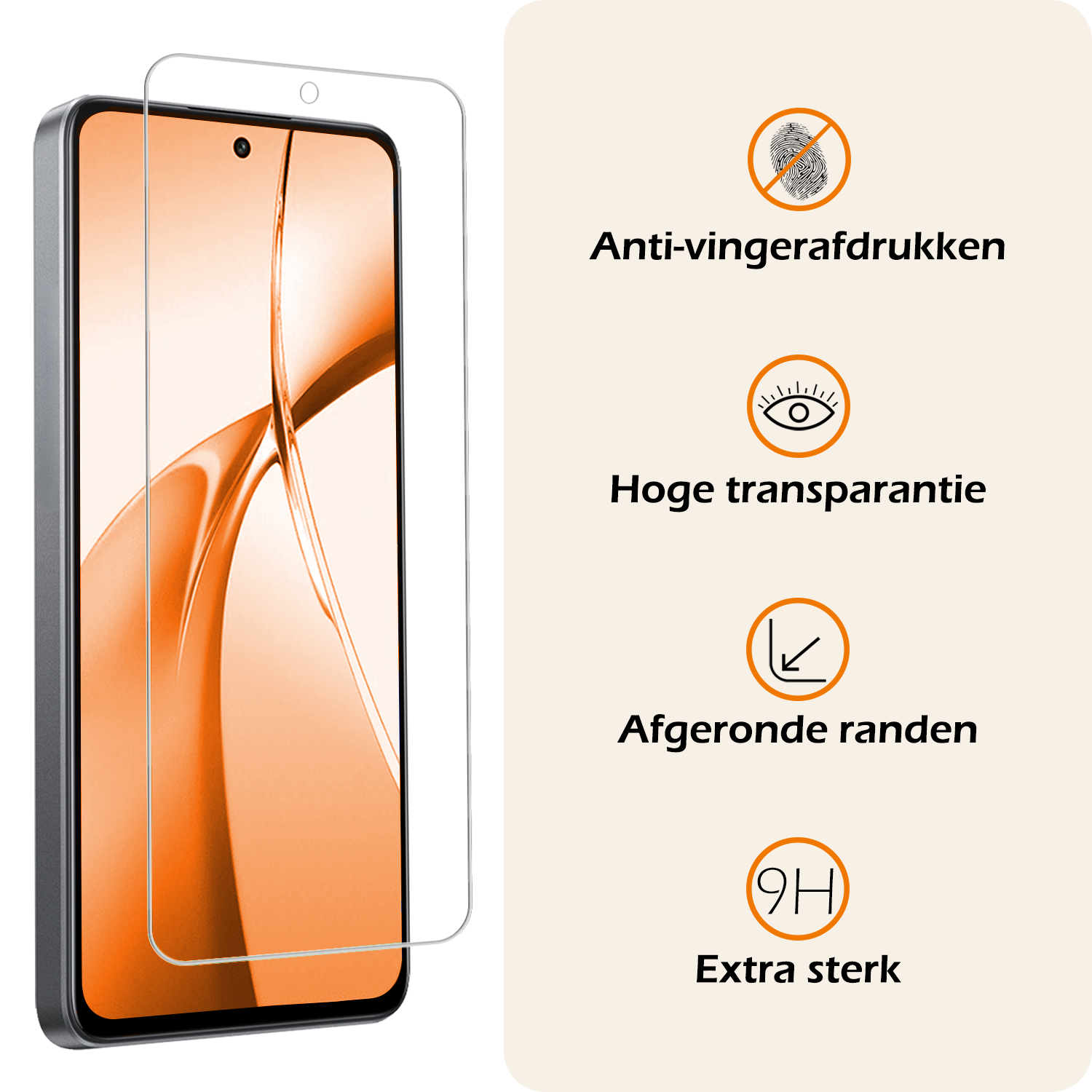 Nomfy Hoesje Geschikt voor OnePlus Nord CE4 Hoesje Siliconen Case Hoes Met Screenprotector - Hoes Geschikt voor OnePlus Nord CE4 Hoes Cover Case - Transparant