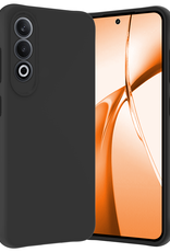 Nomfy Hoesje Geschikt voor OnePlus Nord CE4 Hoesje Siliconen Case Hoes - Hoes Geschikt voor OnePlus Nord CE4 Hoes Cover Case - Zwart