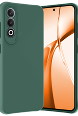 Nomfy Hoesje Geschikt voor OnePlus Nord CE4 Hoesje Siliconen Case Hoes - Hoes Geschikt voor OnePlus Nord CE4 Hoes Cover Case - Donkergroen