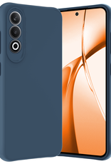 Nomfy Hoesje Geschikt voor OnePlus Nord CE4 Hoesje Siliconen Case Hoes - Hoes Geschikt voor OnePlus Nord CE4 Hoes Cover Case - Donkerblauw