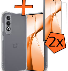 Nomfy Nomfy OnePlus Nord CE4 Hoesje Shockproof Met 2x Screenprotector