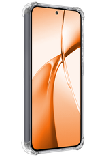 Nomfy Hoesje Geschikt voor OnePlus Nord CE4 Hoesje Siliconen Shock Proof Case Hoes Met Screenprotector - Hoes Geschikt voor OnePlus Nord CE4 Hoes Cover Case Shockproof - Transparant