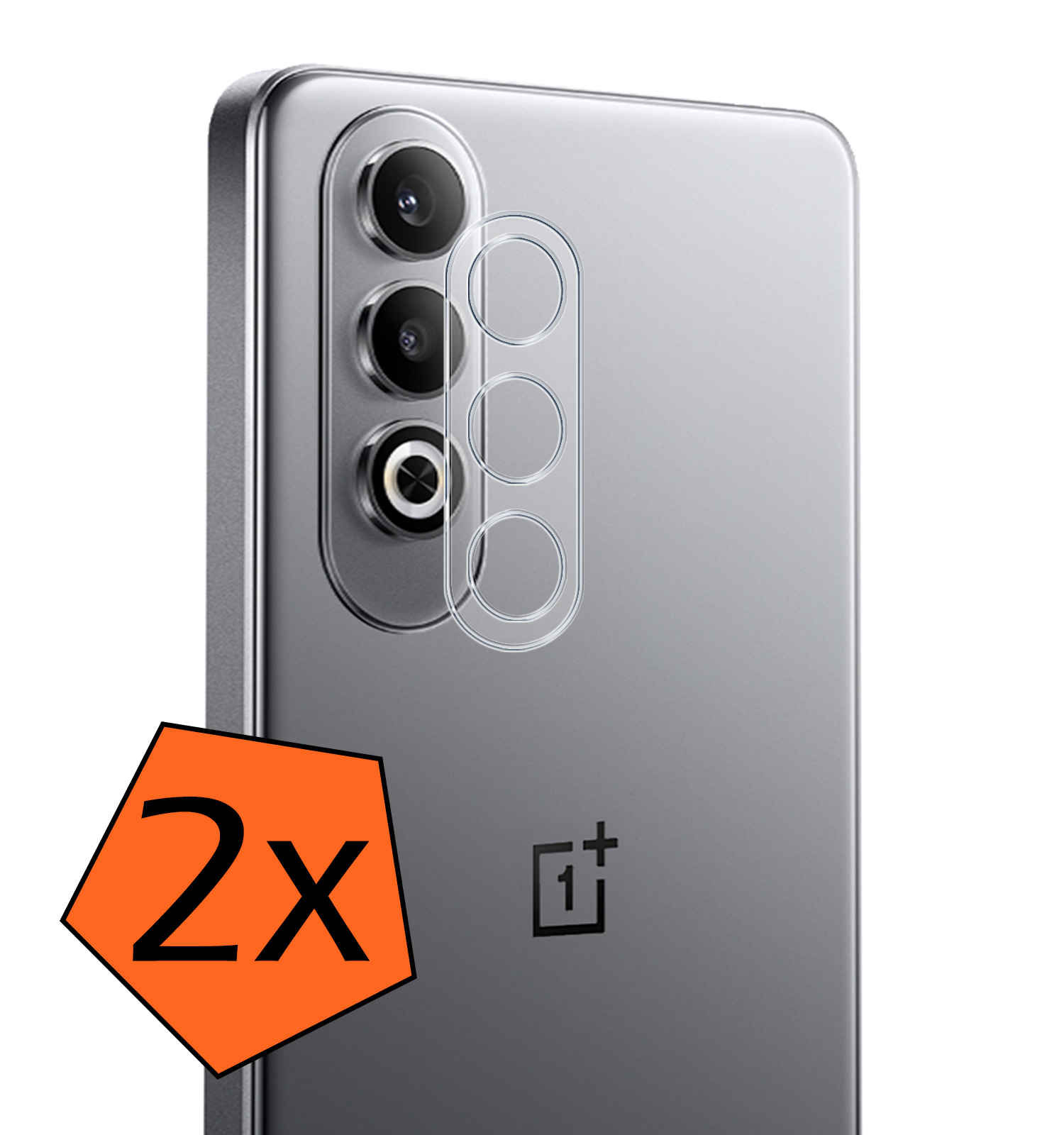 Nomfy Screenprotector Geschikt voor OnePlus Nord CE4 Camera Lens Screenprotector Glas - Screenprotector Geschikt voor OnePlus Nord CE4 Screenprotector Camera Protector Gehard Glas - 2 PACK