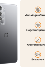 Nomfy Screenprotector Geschikt voor OnePlus Nord CE4 Camera Lens Screenprotector Glas - Screenprotector Geschikt voor OnePlus Nord CE4 Screenprotector Camera Protector Gehard Glas - 2 PACK