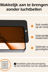 Nomfy Screenprotector Geschikt voor OnePlus Nord CE4 Screenprotector Privacy Glas Gehard Full Cover - Screenprotector Geschikt voor OnePlus Nord CE4 Screenprotector Privacy Tempered Glass - 2 PACK