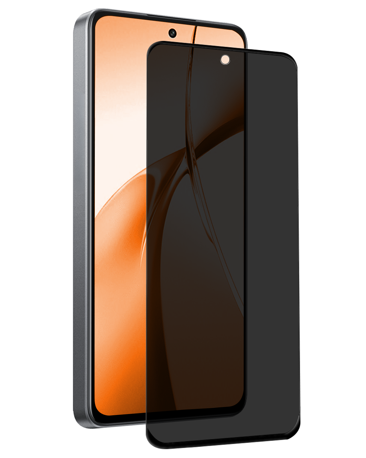 Nomfy Screenprotector Geschikt voor OnePlus Nord CE4 Screenprotector Privacy Glas Gehard Full Cover - Screenprotector Geschikt voor OnePlus Nord CE4 Screenprotector Privacy Tempered Glass