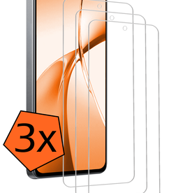 Nomfy Nomfy OnePlus Nord CE4 Screenprotector Glas - 3 PACK