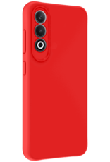NoXx Hoesje Geschikt voor OnePlus Nord CE4 Hoesje Siliconen Case Hoes Met 2x Screenprotector - Hoes Geschikt voor OnePlus Nord CE4 Hoes Cover Case - Rood
