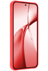 NoXx Hoesje Geschikt voor OnePlus Nord CE4 Hoesje Siliconen Case Hoes Met 2x Screenprotector - Hoes Geschikt voor OnePlus Nord CE4 Hoes Cover Case - Rood