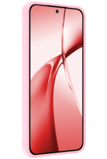NoXx Hoesje Geschikt voor OnePlus Nord CE4 Hoesje Siliconen Case Hoes Met 2x Screenprotector - Hoes Geschikt voor OnePlus Nord CE4 Hoes Cover Case - Lichtroze