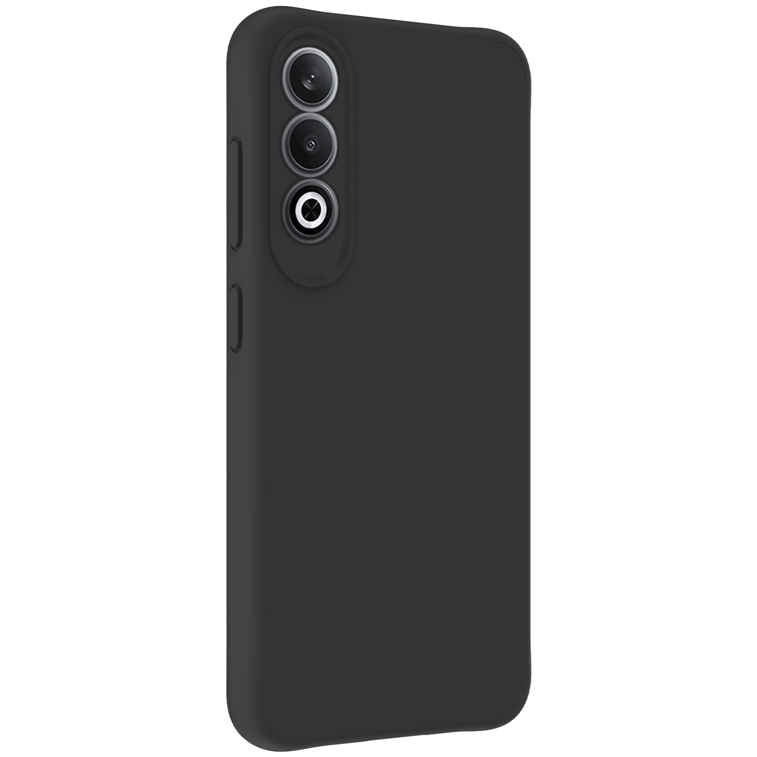 NoXx Hoesje Geschikt voor OnePlus Nord CE4 Hoesje Siliconen Case Hoes Met Screenprotector - Hoes Geschikt voor OnePlus Nord CE4 Hoes Cover Case - Zwart