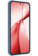 NoXx Hoesje Geschikt voor OnePlus Nord CE4 Hoesje Siliconen Case Hoes Met Screenprotector - Hoes Geschikt voor OnePlus Nord CE4 Hoes Cover Case - Donkerblauw