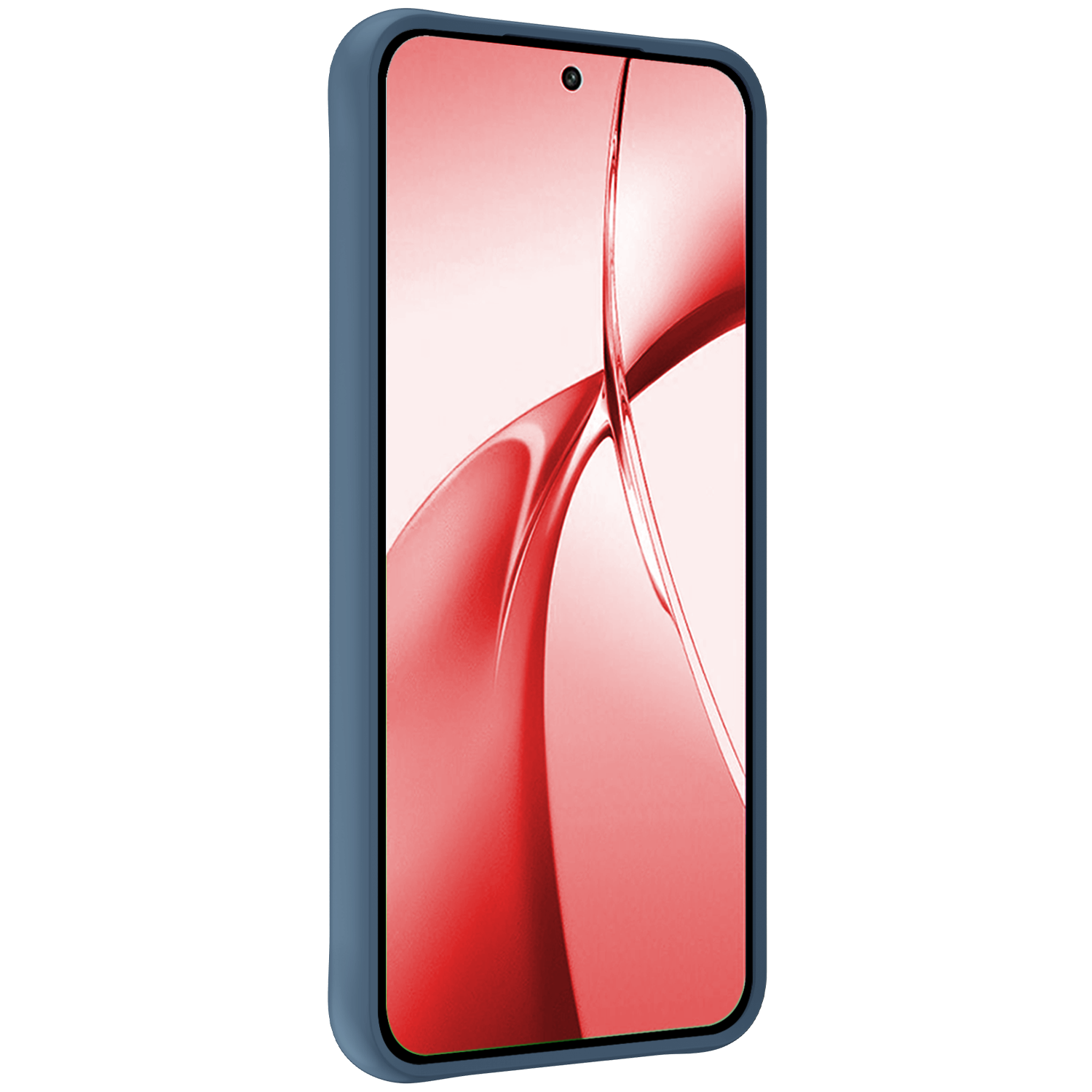 NoXx Hoesje Geschikt voor OnePlus Nord CE4 Hoesje Siliconen Case Hoes Met Screenprotector - Hoes Geschikt voor OnePlus Nord CE4 Hoes Cover Case - Donkerblauw