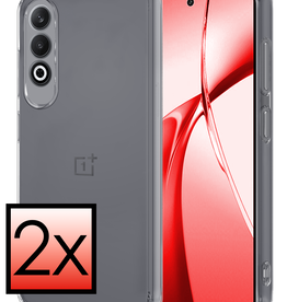 NoXx NoXx OnePlus Nord CE4 Hoesje Siliconen - Transparant - 2 PACK