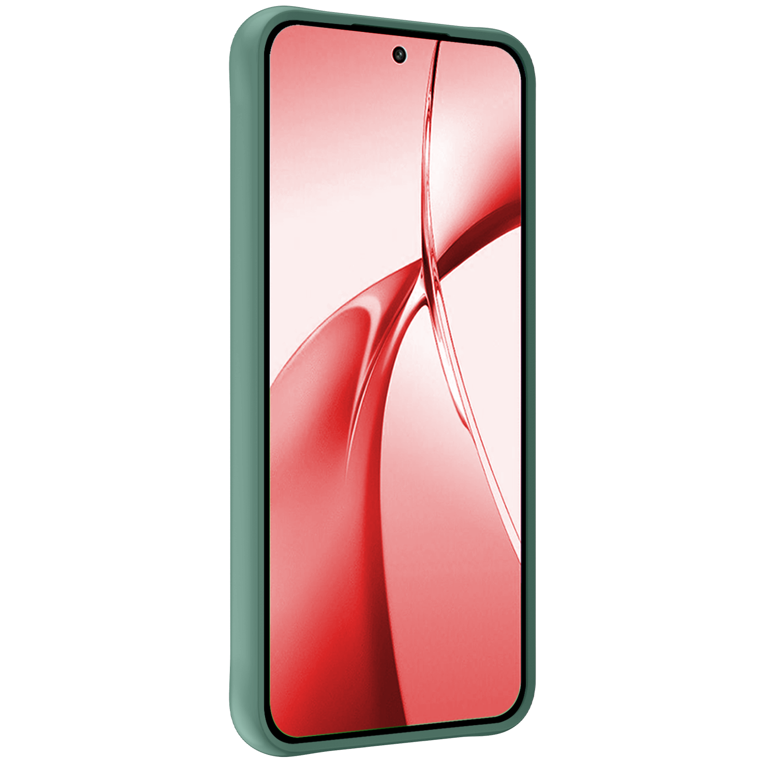 NoXx Hoesje Geschikt voor OnePlus Nord CE4 Hoesje Siliconen Case Hoes - Hoes Geschikt voor OnePlus Nord CE4 Hoes Cover Case - Donkergroen - 2 PACK