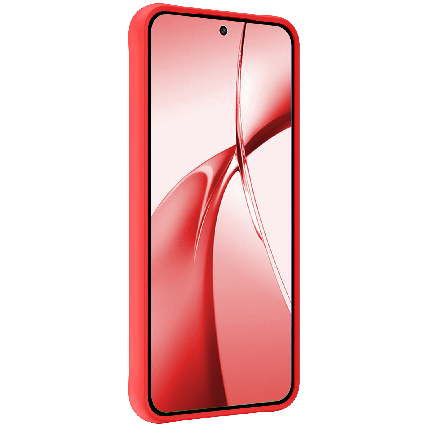 NoXx Hoesje Geschikt voor OnePlus Nord CE4 Hoesje Siliconen Case Hoes - Hoes Geschikt voor OnePlus Nord CE4 Hoes Cover Case - Rood