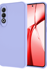 NoXx Hoesje Geschikt voor OnePlus Nord CE4 Hoesje Siliconen Case Hoes - Hoes Geschikt voor OnePlus Nord CE4 Hoes Cover Case - Lichtblauw