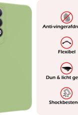 NoXx Hoesje Geschikt voor OnePlus Nord CE4 Hoesje Siliconen Case Hoes - Hoes Geschikt voor OnePlus Nord CE4 Hoes Cover Case - Groen