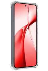 NoXx Hoesje Geschikt voor OnePlus Nord CE4 Hoesje Siliconen Shock Proof Case Hoes Met 2x Screenprotector - Hoes Geschikt voor OnePlus Nord CE4 Hoes Cover Case Shockproof - Transparant