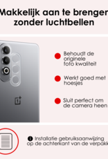 NoXx Screenprotector Geschikt voor OnePlus Nord CE4 Camera Lens Screenprotector Glas - Screenprotector Geschikt voor OnePlus Nord CE4 Screenprotector Camera Protector Gehard Glas - 3 PACK