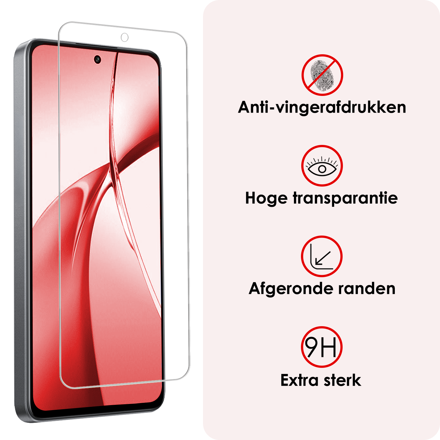 NoXx Screenprotector Geschikt voor OnePlus Nord CE4 Screenprotector Glas Gehard Tempered Glass - Screenprotector Geschikt voor OnePlus Nord CE4 Screen Protector Screen Cover - 2 PACK